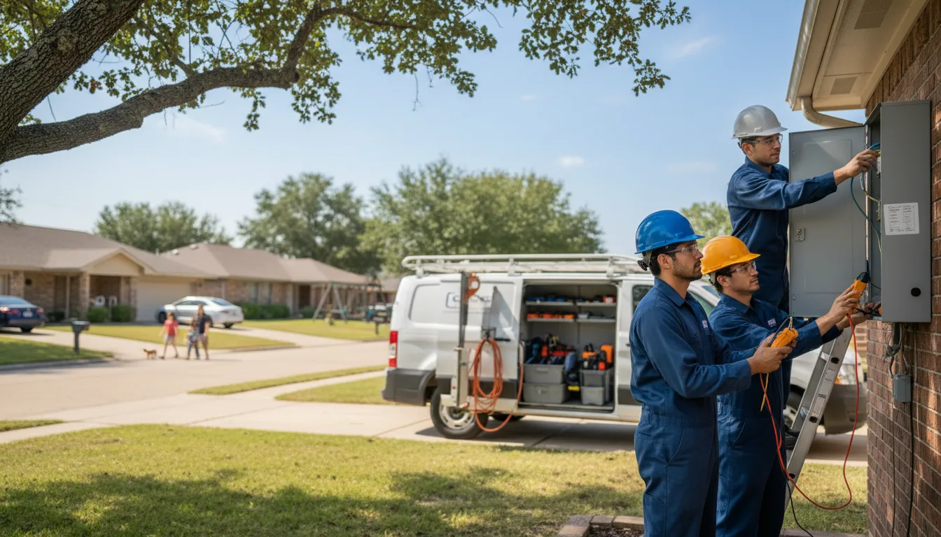 Certified electrician providing emergency electrical services in Sun City, KS